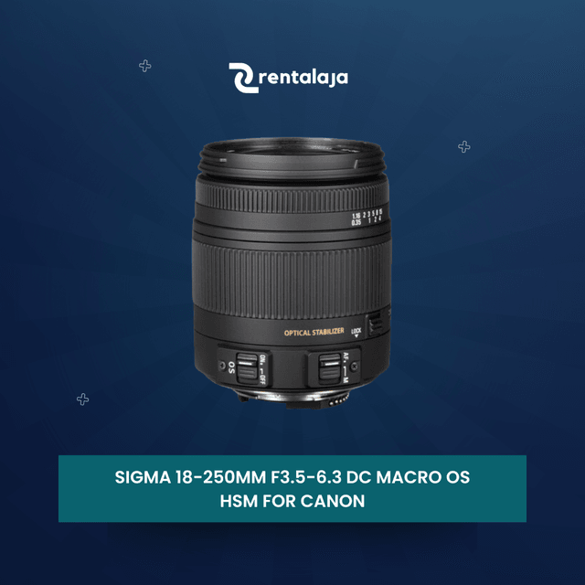 Lensa SIGMA 18-250mm F3.5-6.3 DC Macro OS HSM for Canon